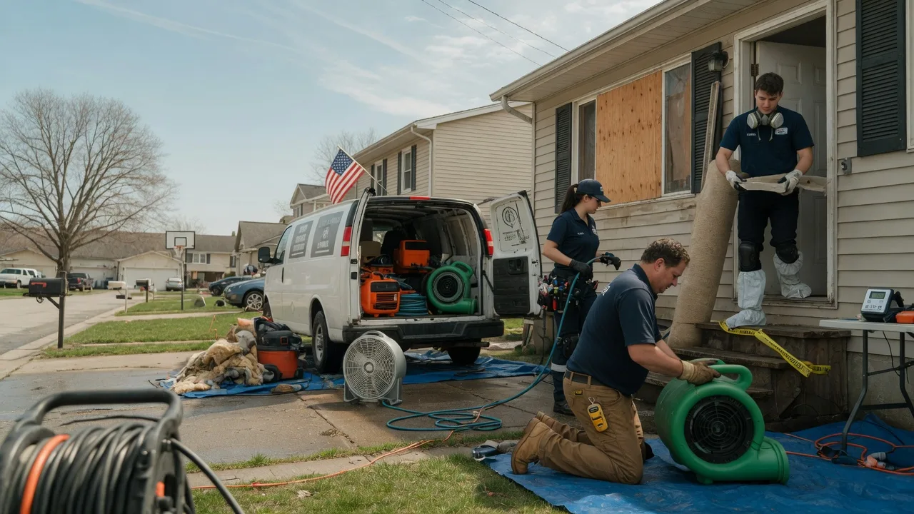 Water Damage Restoration in Waterloo, IN near me